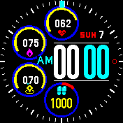 华米跃我Amazfit Bip手表表盘