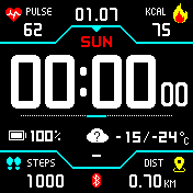 华米跃我Amazfit Bip手表表盘