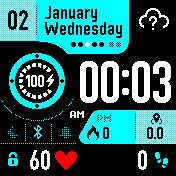 华米跃我Amazfit Bip手表表盘