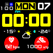 华米跃我Amazfit Bip手表表盘