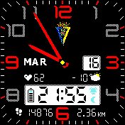 华米跃我Amazfit Bip手表表盘