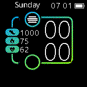 华米跃我Amazfit Bip手表表盘