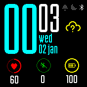华米跃我Amazfit Bip手表表盘