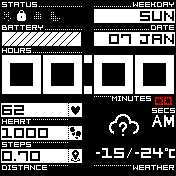 华米跃我Amazfit Bip手表表盘