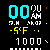 华米跃我Amazfit Bip手表表盘
