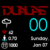 华米跃我Amazfit Bip手表表盘