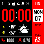 华米跃我Amazfit Bip手表表盘