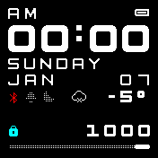 华米跃我Amazfit Bip手表表盘