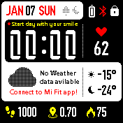 华米跃我Amazfit Bip手表表盘