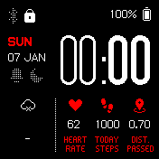 华米跃我Amazfit Bip手表表盘