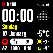 华米跃我Amazfit Bip手表表盘