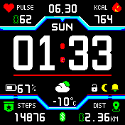 华米跃我Amazfit Bip手表表盘