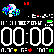 华米跃我Amazfit Bip手表表盘
