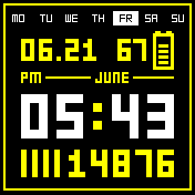 华米跃我Amazfit Bip手表表盘