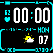 华米跃我Amazfit Bip手表表盘
