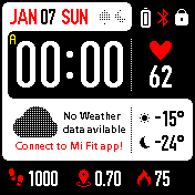 华米跃我Amazfit Bip手表表盘