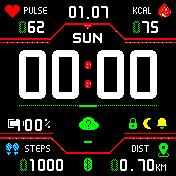 华米跃我Amazfit Bip手表表盘