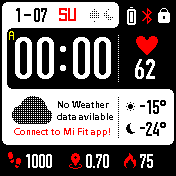 华米跃我Amazfit Bip手表表盘