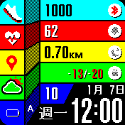 华米跃我Amazfit Bip手表表盘