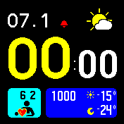 华米跃我Amazfit Bip手表表盘