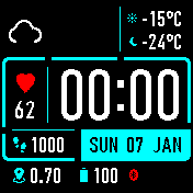 华米跃我Amazfit Bip手表表盘