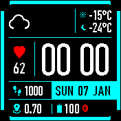 华米跃我Amazfit Bip手表表盘