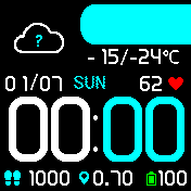 华米跃我Amazfit Bip手表表盘