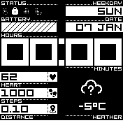 华米跃我Amazfit Bip手表表盘