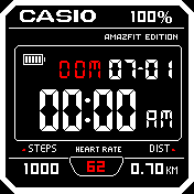 华米跃我Amazfit Bip手表表盘