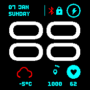 华米跃我Amazfit Bip手表表盘