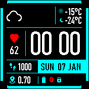 华米跃我Amazfit Bip手表表盘