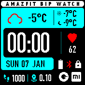 华米跃我Amazfit Bip手表表盘