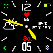 华米跃我Amazfit Bip手表表盘