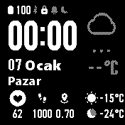 华米跃我Amazfit Bip手表表盘