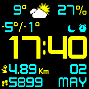 华米跃我Amazfit Bip手表表盘