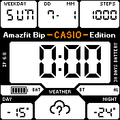 华米跃我Amazfit Bip手表表盘
