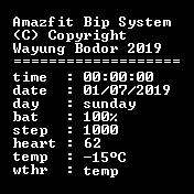 华米跃我Amazfit Bip手表表盘