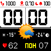 华米跃我Amazfit Bip手表表盘