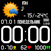 华米跃我Amazfit Bip手表表盘