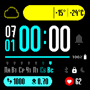 华米跃我Amazfit Bip手表表盘