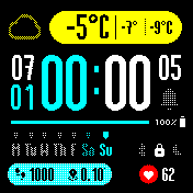 华米跃我Amazfit Bip手表表盘
