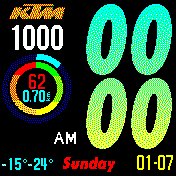 华米跃我Amazfit Bip手表表盘