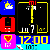 华米跃我Amazfit Bip手表表盘