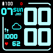 华米跃我Amazfit Bip手表表盘