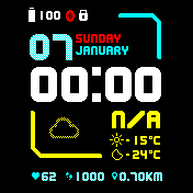 华米跃我Amazfit Bip手表表盘