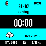 华米跃我Amazfit Bip手表表盘