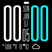 华米跃我Amazfit Bip手表表盘