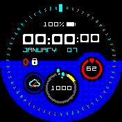 华米跃我Amazfit Bip手表表盘
