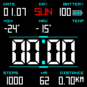 华米跃我Amazfit Bip手表表盘