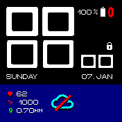 华米跃我Amazfit Bip手表表盘